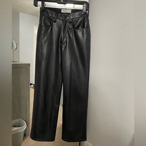 Abercrombie leather pants